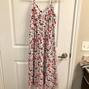 Old Navy Fit & Flare Cami Midi Dress